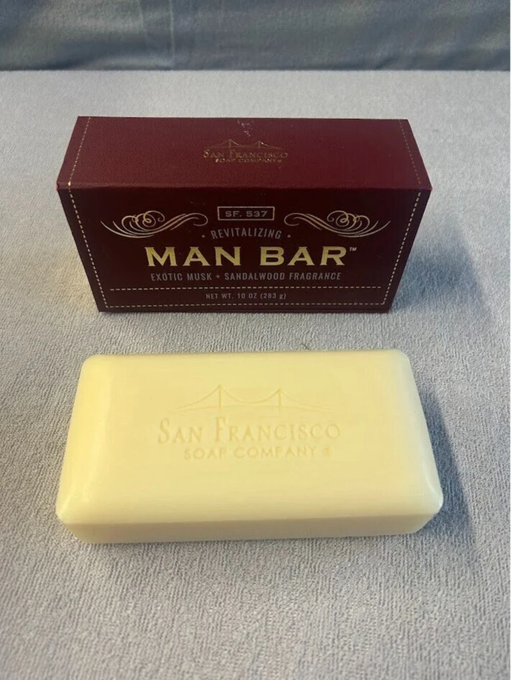Man Bar Revitalizing Exotic Musk Sandalwood Bar Soap